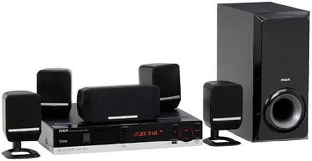 RCA HOME THEATRE SYSTEM WITH DVD PLAYER ALL IN ONE SYSTEM -6 shops Speakers including