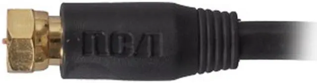 Main image of RCA VH625N 25 ft. Digital RG6 Coaxial Cable in Black Color w/ F connector