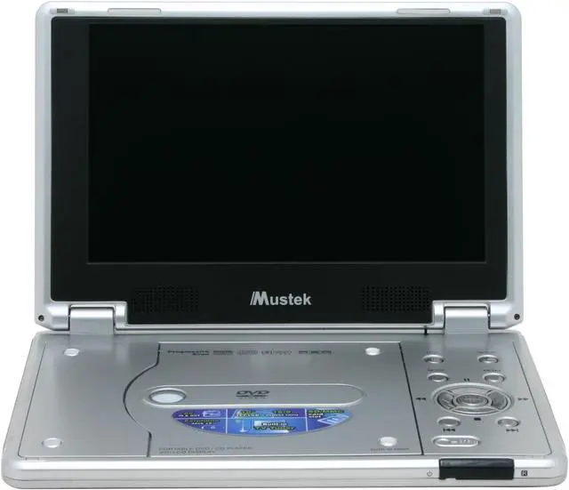 Alt view image 2 of 10 - Mustek PL510T Portable DVD Player w/ 10" 16:9 LCD & TV Tuner