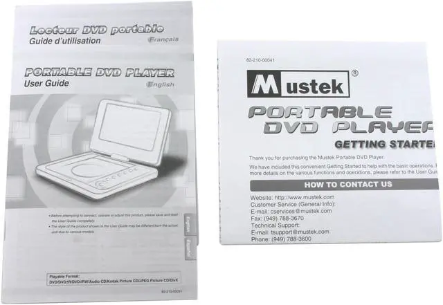 Alt view image 15 of 17 - Mustek MP100 10" Widescreen Portable DVD Players