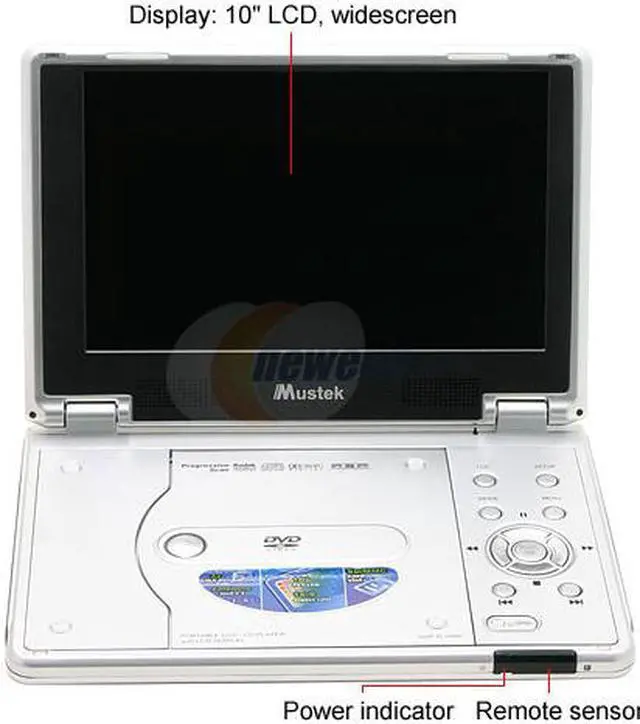Alt view image 3 of 13 - Mustek PL510 Portable DVD Players