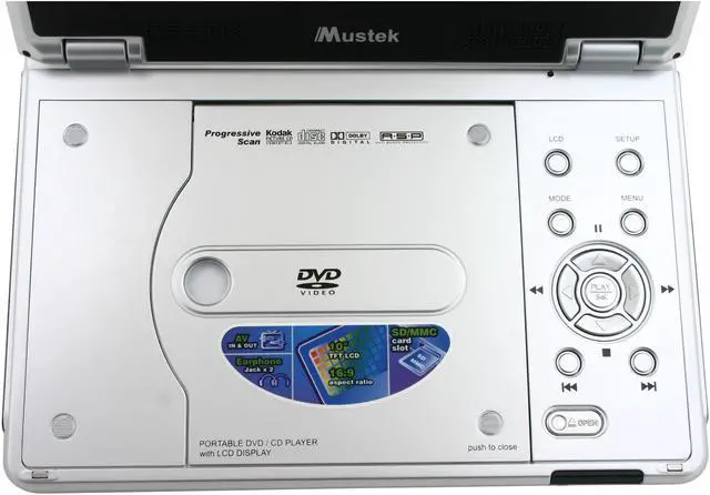 Alt view image 5 of 13 - Mustek PL510 Portable DVD Players