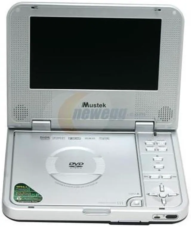 Alt view image 3 of 14 - Mustek MP70C Portable widescreen DVD Player