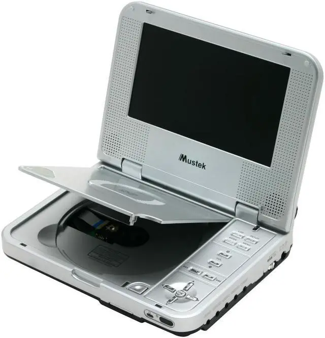 Alt view image 5 of 14 - Mustek MP70C Portable widescreen DVD Player