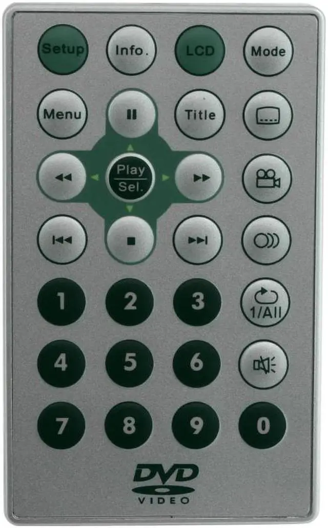Alt view image 11 of 14 - Mustek MP70C Portable widescreen DVD Player