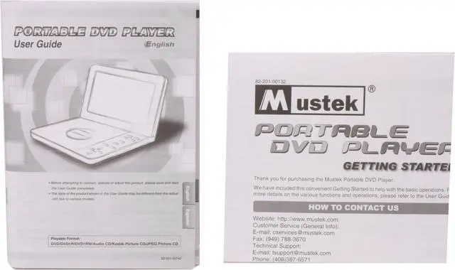 Alt view image 8 of 9 - Mustek MP80B Portable DVD Players