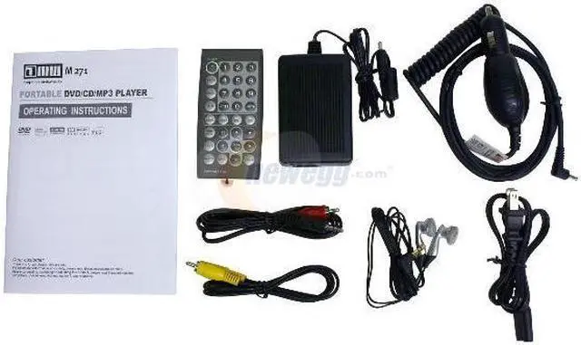 Alt view image 7 of 15 - ADVUEU AMW-M271 Portable DVD Player W/ 7" 16:9 widescreen LCD