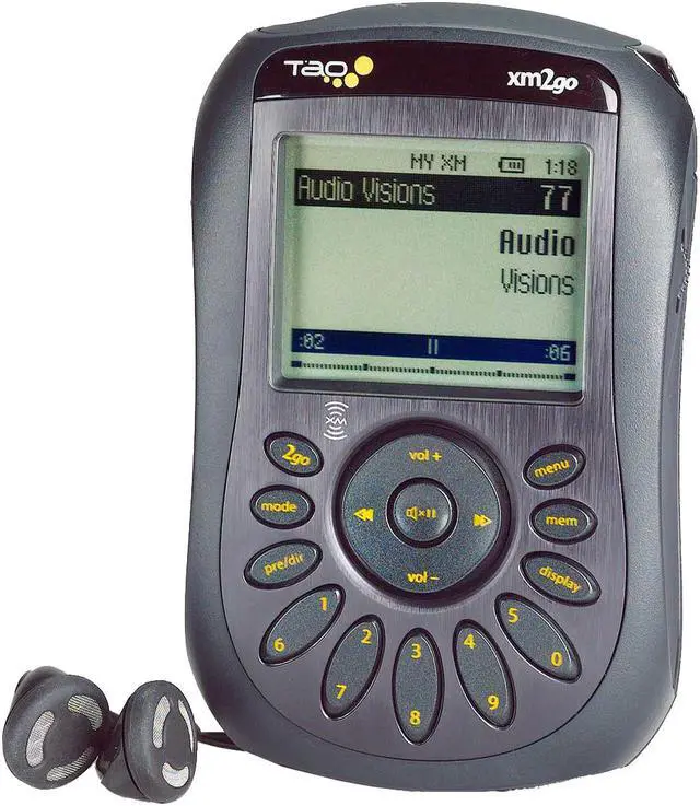Alt view image 2 of 3 - TAO XM2GO XM Portable Satellite Receiver