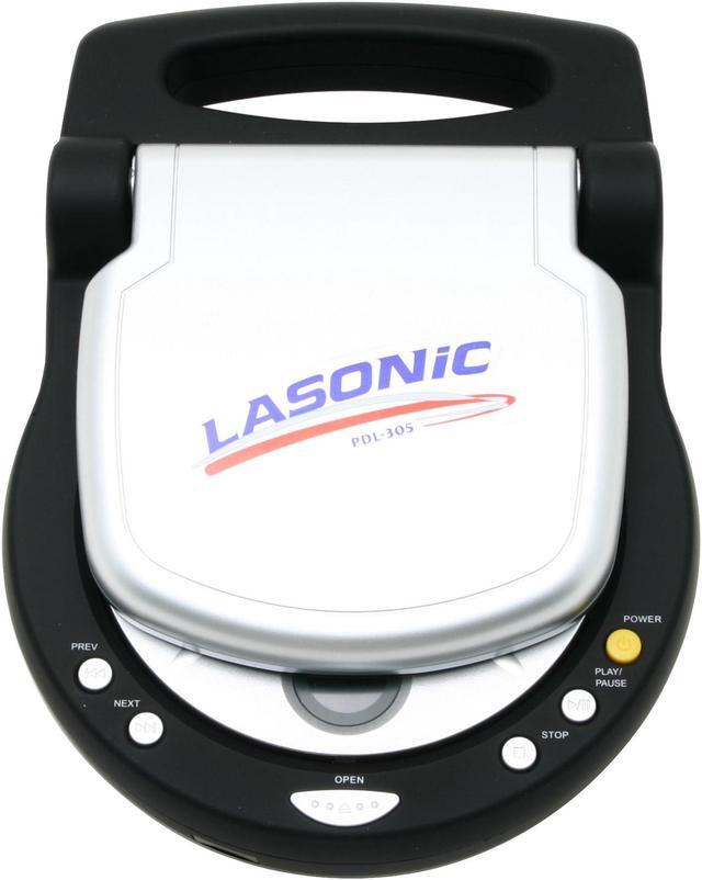 Alt view image 6 of 8 - LASONiC PDL-305 Black Portable DVD Player W/ 3.5" TFT LCD Display