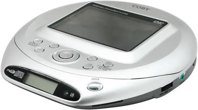 Alt view image 11 of 18 - COBY TF-DVD500 3.5" LCD Portable DVD Player