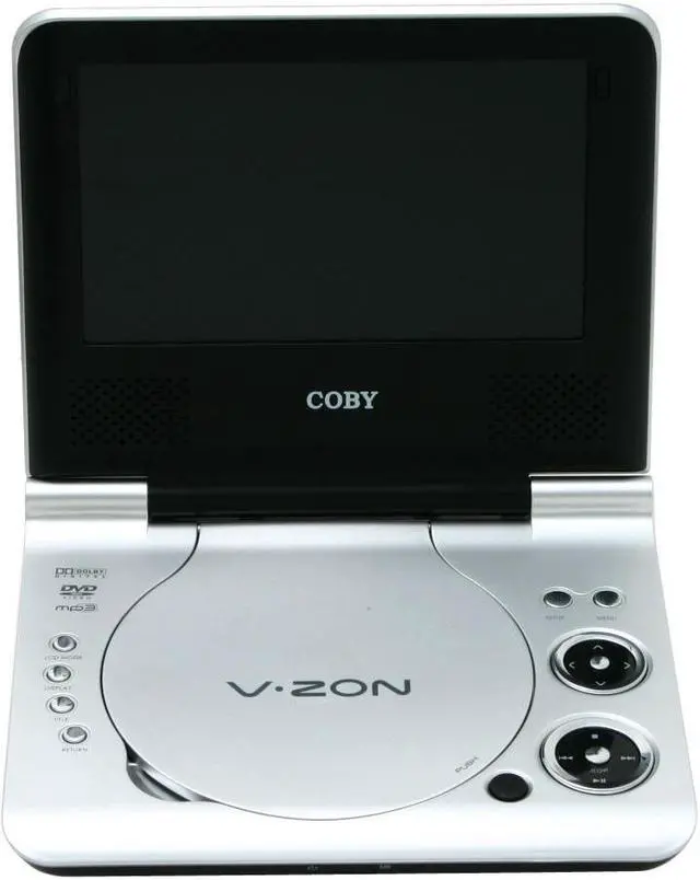 Alt view image 4 of 16 - COBY V-ZON 7" WIDESCREEN PORTABLE DVD PLAYER