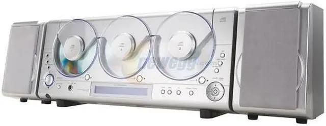 Main image of COBY CX-3CD620 3-Disc CD Player with Digital AM/FM Tuner
