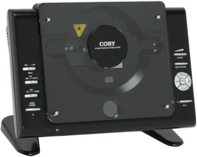 Alt view image 2 of 8 - COBY CX-CD377 MICRO CD Player Stereo System with AM/FM Tuner