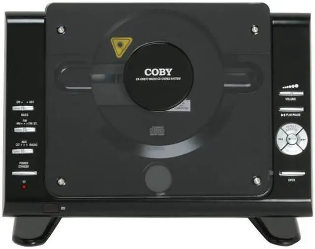 Alt view image 6 of 8 - COBY CX-CD377 MICRO CD Player Stereo System with AM/FM Tuner