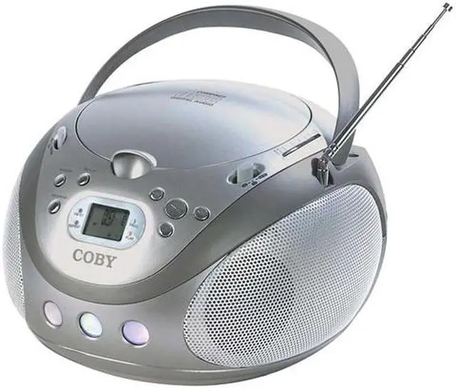 Main image of COBY Portable Stereo MP3/CD Player with AM/FM Radio MP-CD 451