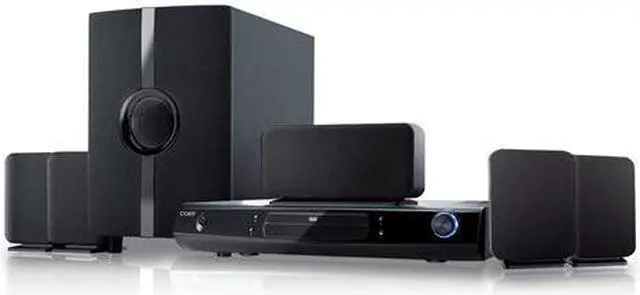 Main image of COBY DVD968 5.1-Channel DVD Home Theater System with AM/FM Tuner