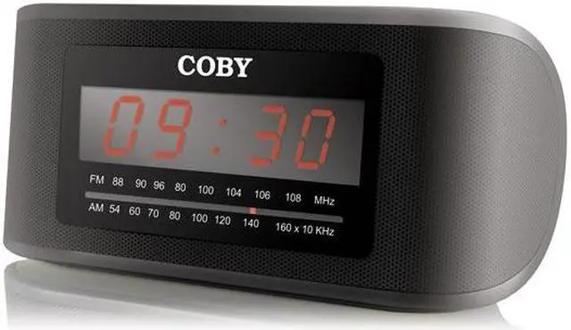 Main image of COBY Digital AM/FM Alarm/Clock Radio, Black CRA50