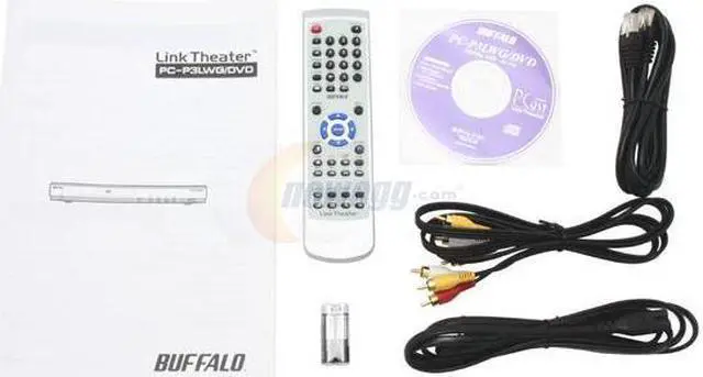Alt view image 5 of 6 - BUFFALO PC-P3LWG/DVD LinkTheater High-Definition Wireless Media Player