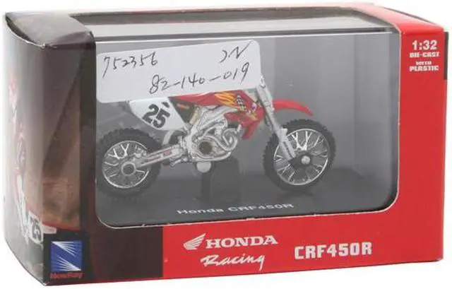 Alt view image 4 of 4 - 1:32 Scale Honda Racing CRF450R