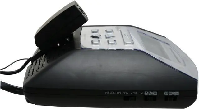 Alt view image 6 of 12 - jWIN JL-708 Self Setting Atomic Alarm Projection Clock w/ Blue Backlight LCD
