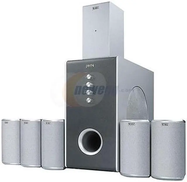 Main image of jWIN JS-P701 5.1 CH 2.4GHz Digital Wireless/Home Theater Speaker System