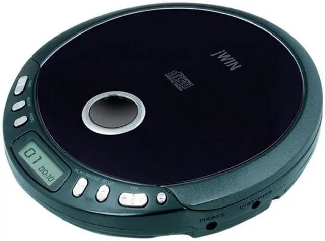 Main image of jWIN Portable CD Player JX-CD335BLK