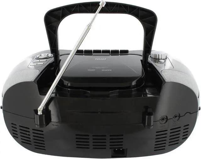Alt view image 4 of 10 - jWIN Portable MP3 CD/CD w/Cassette & Radio JX-CD483