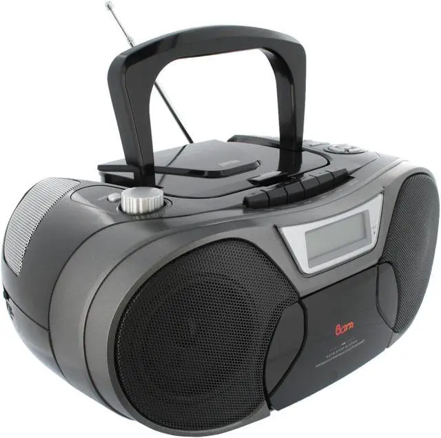 Alt view image 7 of 10 - jWIN Portable MP3 CD/CD w/Cassette & Radio JX-CD483