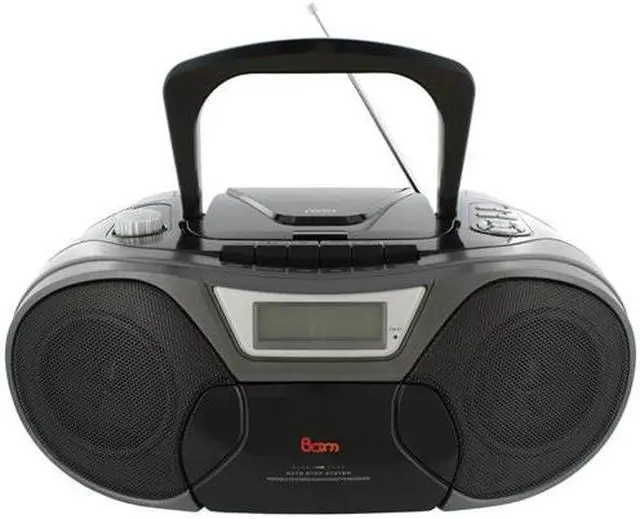Alt view image 8 of 10 - jWIN Portable MP3 CD/CD w/Cassette & Radio JX-CD483