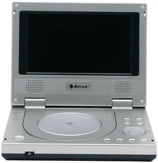 Alt view image 2 of 8 - ASTAR PD-3020 Portable DVD Player w/ 7" 16:9 LCD