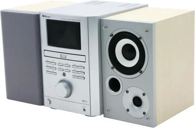 Alt view image 3 of 6 - ASTAR DVD/CD/MP3 1-Disc Changer Mini Video System MCS-2200