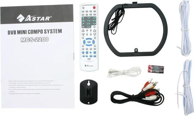 Alt view image 5 of 6 - ASTAR DVD/CD/MP3 1-Disc Changer Mini Video System MCS-2200