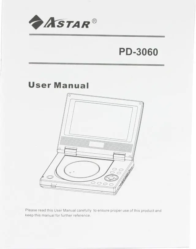 Alt view image 12 of 16 - ASTAR PD-3060 Portable DVD Players