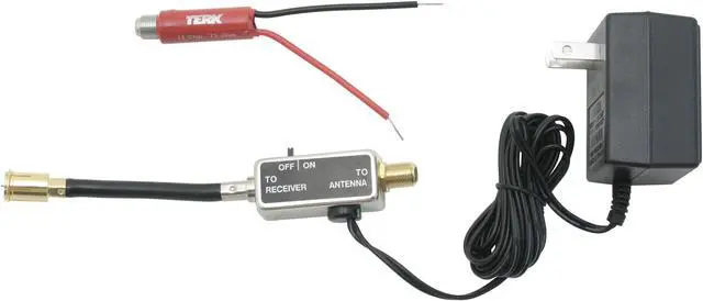 Alt view image 2 of 3 - TERK - Indoor / Outdoor Dual-Drive Amplified FM Antenna (FM-50)