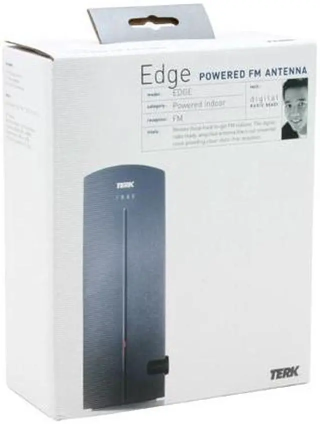 Alt view image 6 of 6 - TERK Edge Dual-Drive Amplified FM Antenna