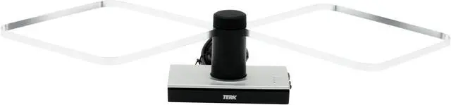 Alt view image 2 of 6 - TERK TV5 Low-Profile Amplified Indoor Antenna With Video Switch