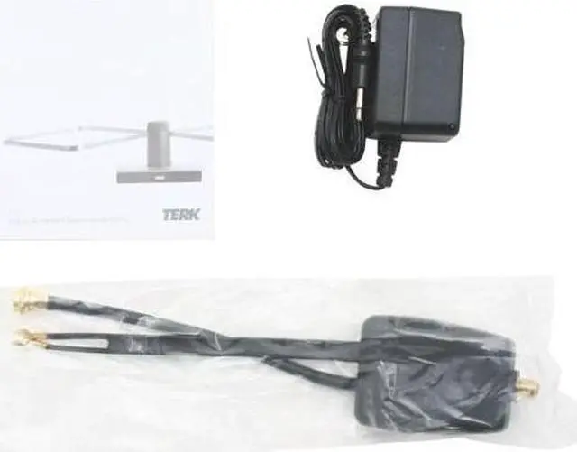 Alt view image 5 of 6 - TERK TV5 Low-Profile Amplified Indoor Antenna With Video Switch