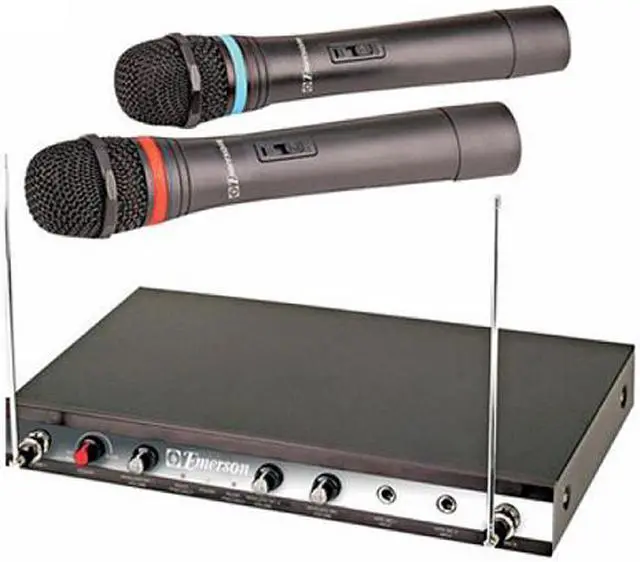 Main image of Emerson WM320 Wireless Microphone - Dual Channel DVD Karaoke Converter