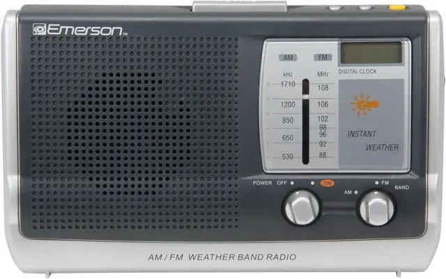 Alt view image 2 of 6 - EMERSON Portable NOAA Weather Radio RP6251