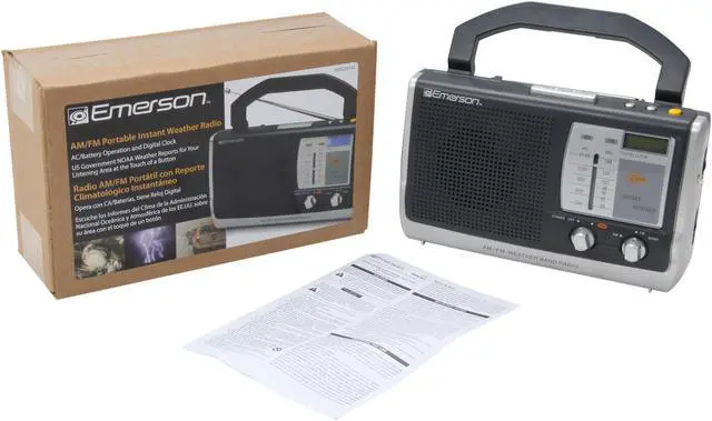 Alt view image 6 of 6 - EMERSON Portable NOAA Weather Radio RP6251