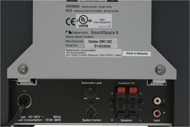Alt view image 13 of 16 - NAKAMICHI DVD/CD/MP3 5-Disc Changer Shelf System SoundSpace 8