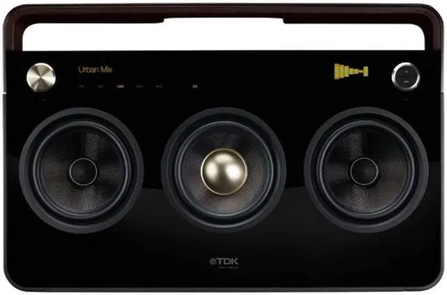 Alt view image 2 of 2 - TDK TP6803BLK 3 Speaker Boombox