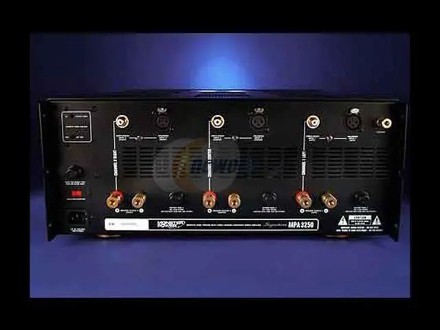 Alt view image 3 of 3 - MONSTER 125173 3-Channel Home Theater Music Reference Power Amplifier