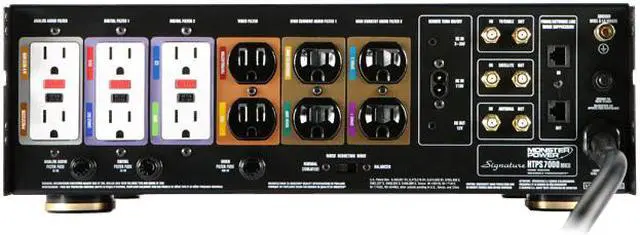 Alt view image 4 of 6 - MONSTER MP HTPS 7000 MKII Power Surge Protector