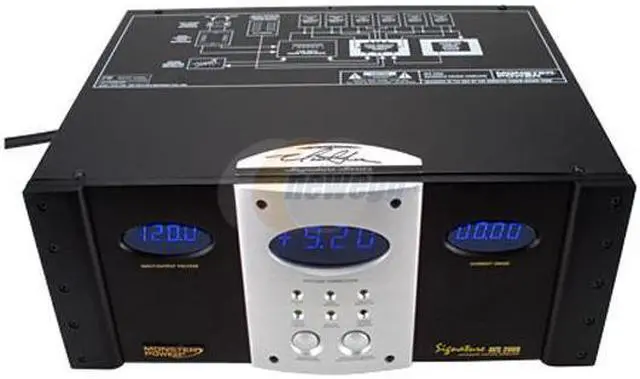 Alt view image 2 of 3 - MONSTER MP AVS 2000 SS Signature Series Automatic Voltage Stabilizer