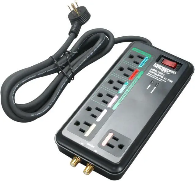 Main image of MONSTER POWER 121708 7-Outlet PowerCenter(TM) AV 775G with GreenPower(TM)