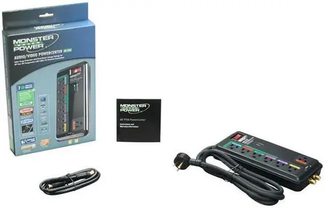 Alt view image 5 of 5 - MONSTER POWER 121708 7-Outlet PowerCenter(TM) AV 775G with GreenPower(TM)