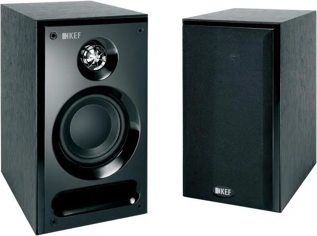 Main image of KEF C1 Bookshelf Speakers (Black Ash) Pair