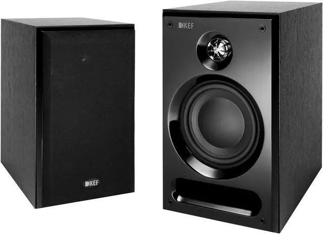Main image of KEF C3 Bookshelf Speakers (Black Ash) Pair