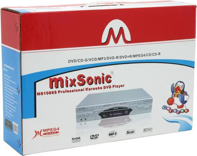 Alt view image 6 of 6 - MixSonic DVD Player MS-1088B